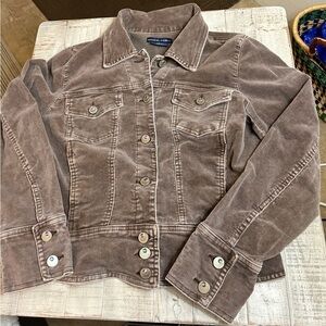 BANDOLINDOBLU BROWN CORDUROY JACKET PL